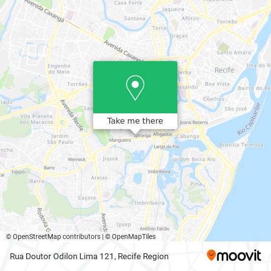Rua Doutor Odilon Lima 121 map
