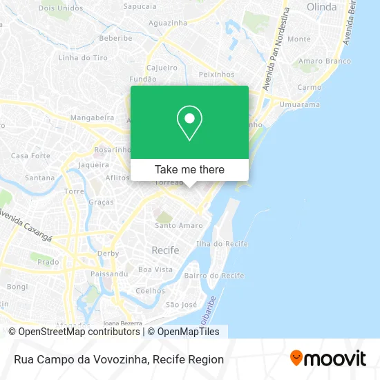 Rua Campo da Vovozinha map