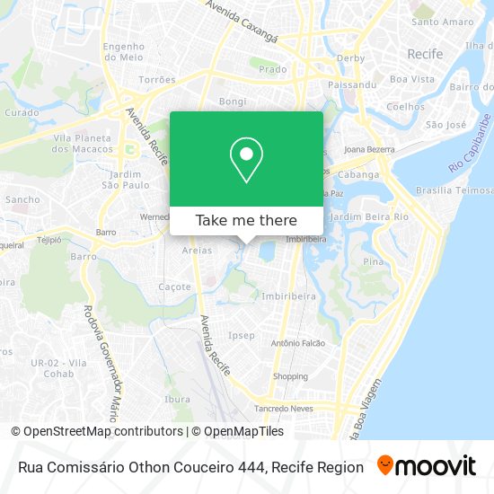 Rua Comissário Othon Couceiro 444 map