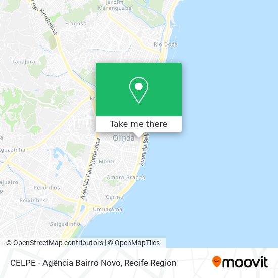 CELPE - Agência Bairro Novo map