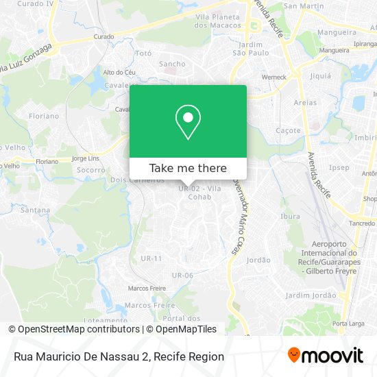 Rua Mauricio De Nassau 2 map