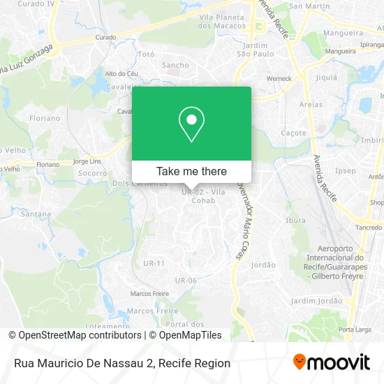 Rua Mauricio De Nassau 2 map