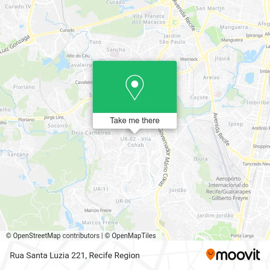 Rua Santa Luzia 221 map