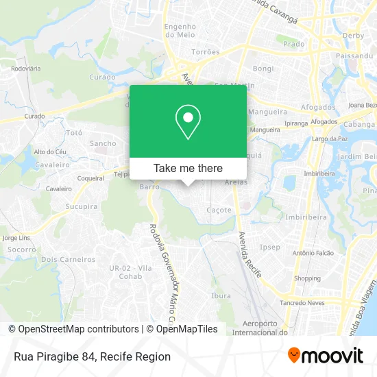 Rua Piragibe 84 map