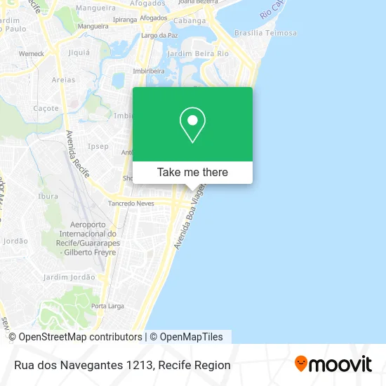 Rua dos Navegantes 1213 map