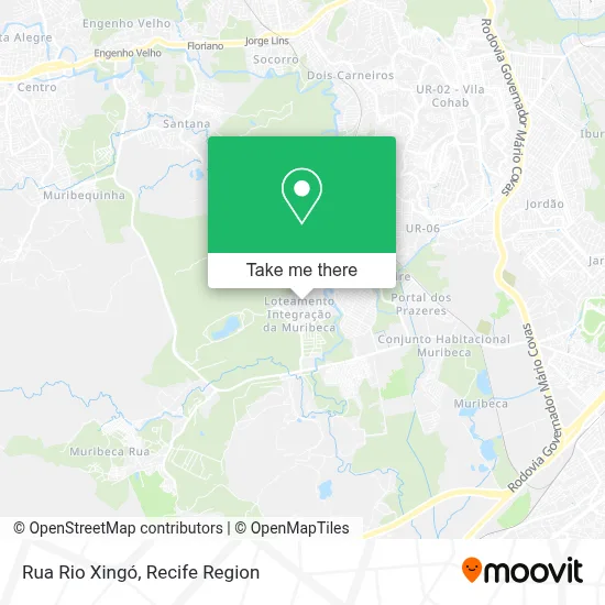 Rua Rio Xingó map