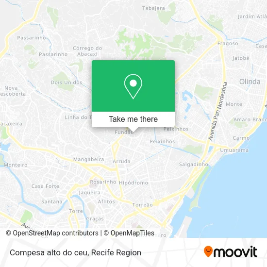 Compesa alto do ceu map