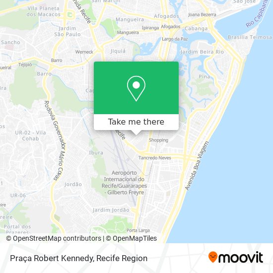 Praça Robert Kennedy map
