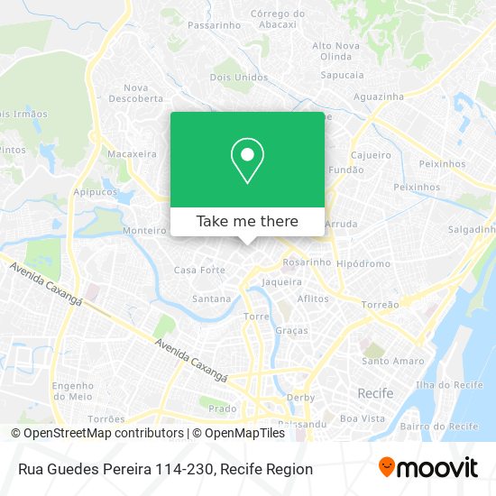 Mapa Rua Guedes Pereira 114-230
