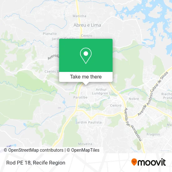 Rod PE 18 map