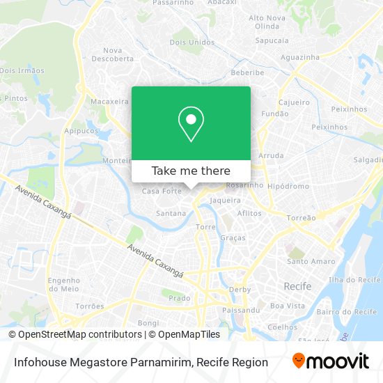 Infohouse Megastore Parnamirim map