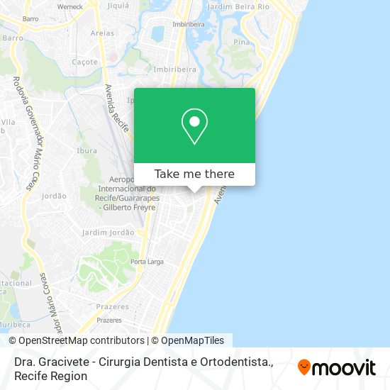 Dra. Gracivete - Cirurgia Dentista e Ortodentista. map