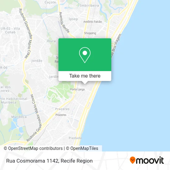 Rua Cosmorama 1142 map