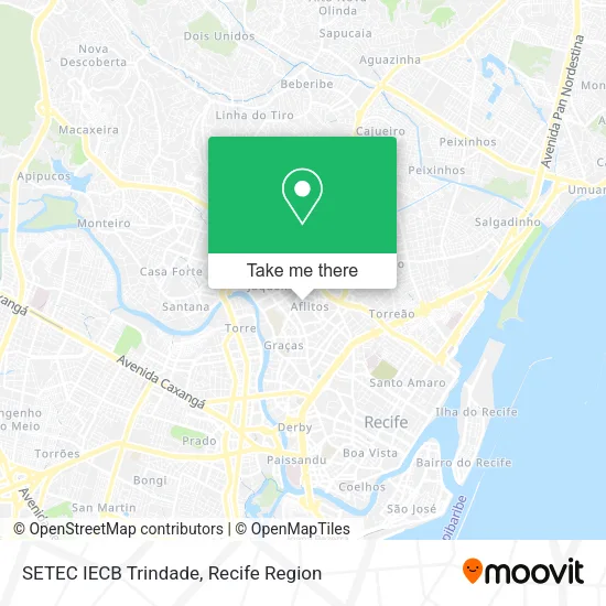 SETEC IECB Trindade map
