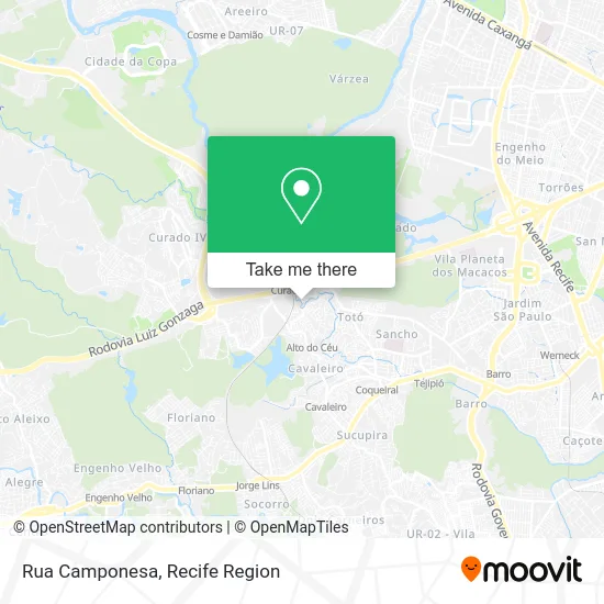Rua Camponesa map