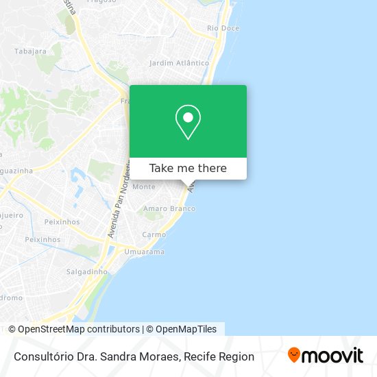 Consultório Dra. Sandra Moraes map