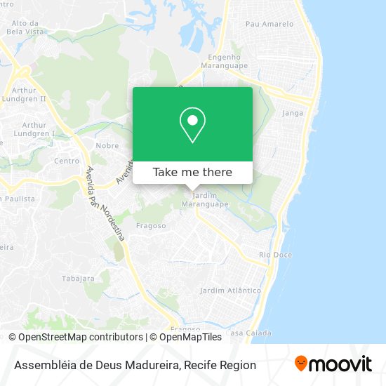 Assembléia de Deus Madureira map