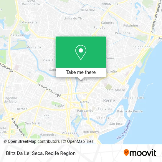 Blitz Da Lei Seca map