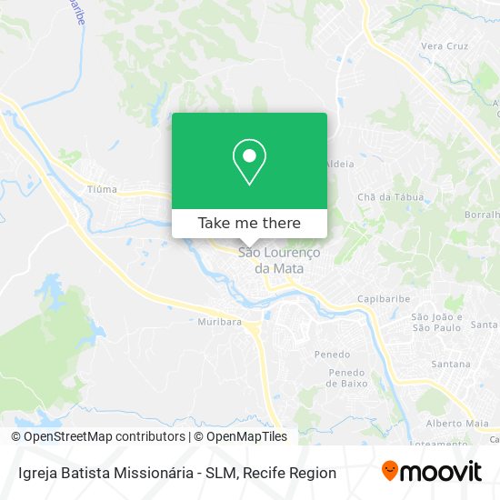 Igreja Batista Missionária - SLM map