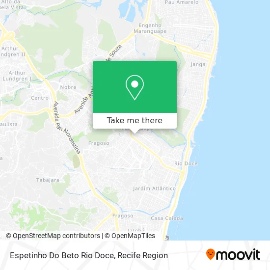 Espetinho Do Beto Rio Doce map