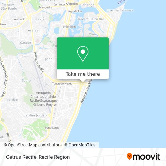 Cetrus Recife map