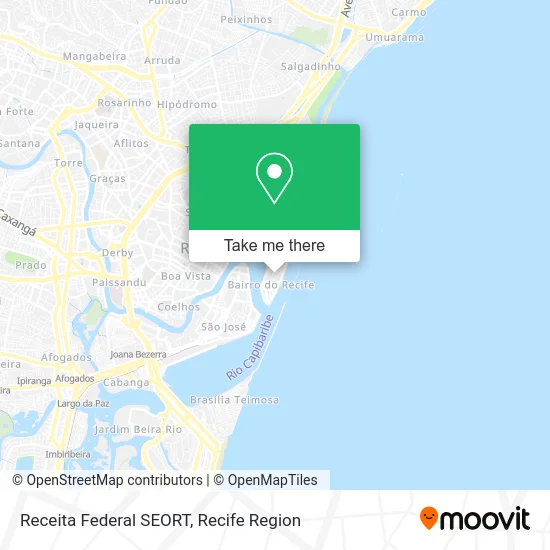 Receita Federal SEORT map