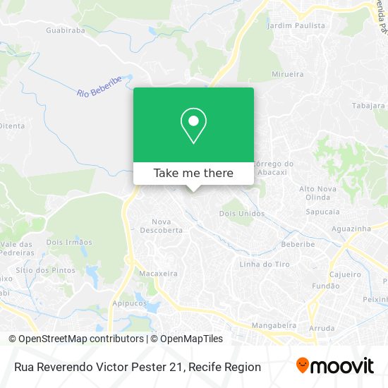 Rua Reverendo Victor Pester 21 map