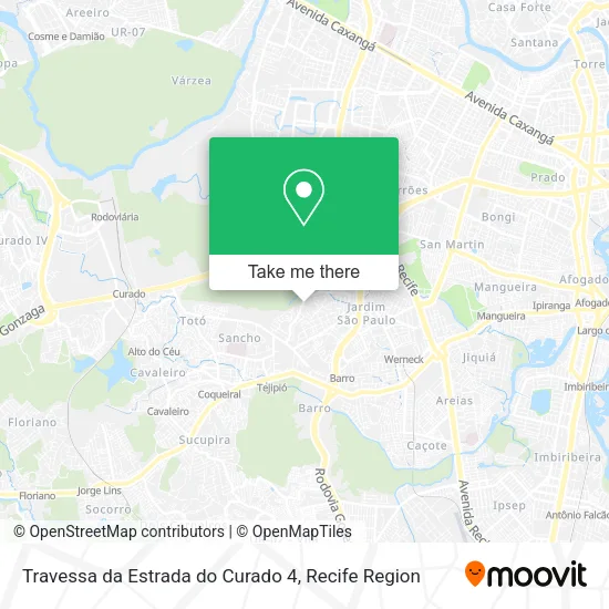 Travessa da Estrada do Curado 4 map