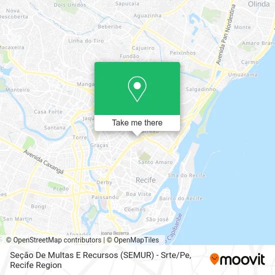 Seção De Multas E Recursos (SEMUR) - Srte / Pe map