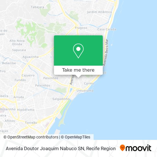 Avenida Doutor Joaquim Nabuco SN map