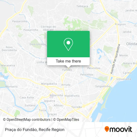 Praça do Fundão map