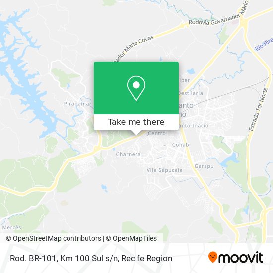 Rod. BR-101, Km 100 Sul s/n map