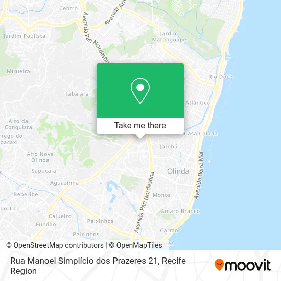 Rua Manoel Simplício dos Prazeres 21 map