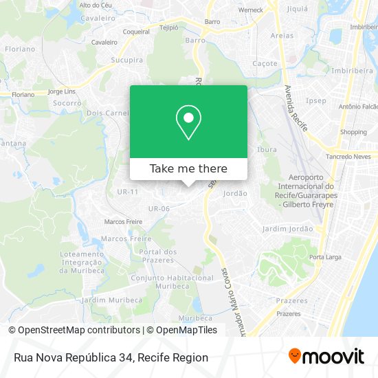 Rua Nova República 34 map