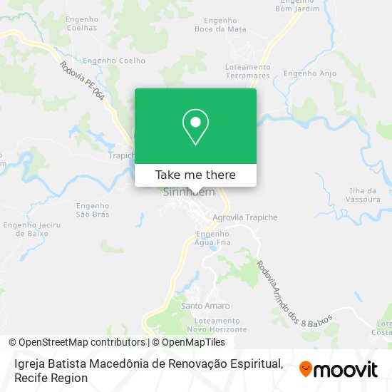 Igreja Batista Macedônia de Renovação Espiritual map