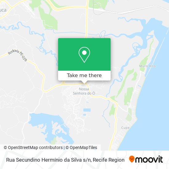 Rua Secundino Hermínio da Silva s / n map