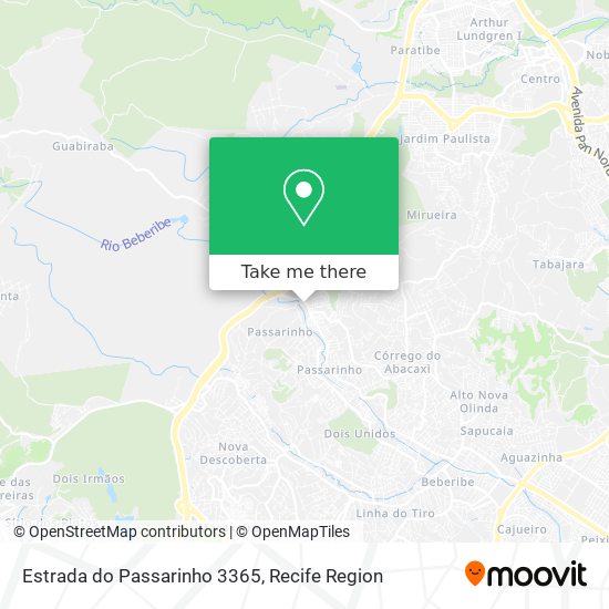 Estrada do Passarinho 3365 map