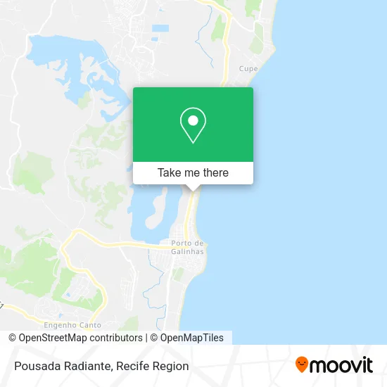 Pousada Radiante map