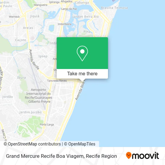 Grand Mercure Recife Boa Viagem map