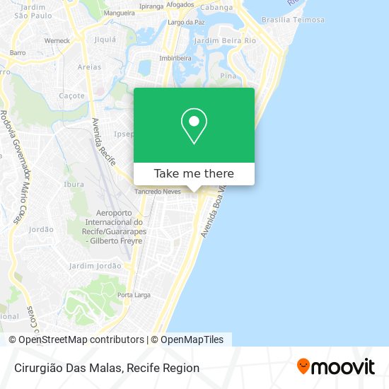 Cirurgião Das Malas map