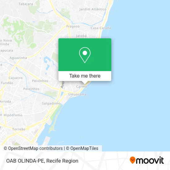OAB OLINDA-PE map