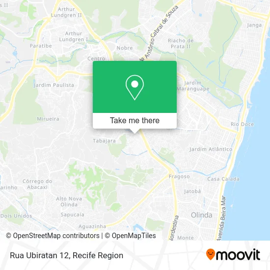 Rua Ubiratan 12 map