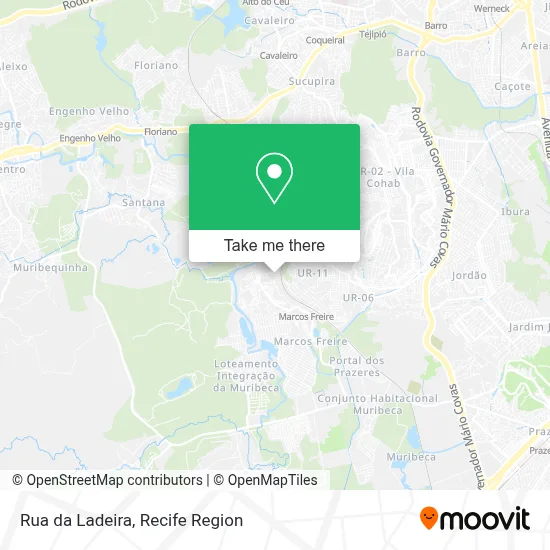 Rua da Ladeira map