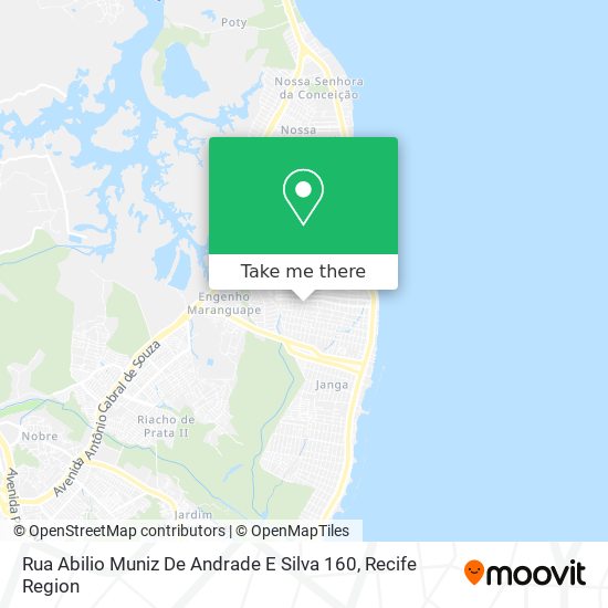 Rua Abilio Muniz De Andrade E Silva 160 map