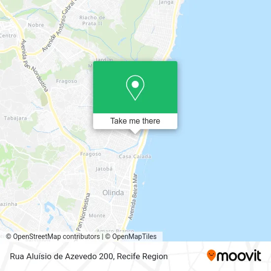 Rua Aluísio de Azevedo 200 map