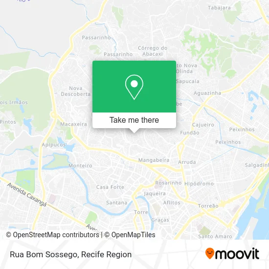 Rua Bom Sossego map