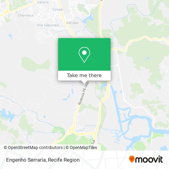 Engenho Serraria map