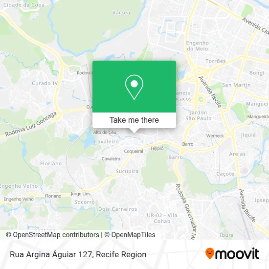 Rua Argina Águiar 127 map