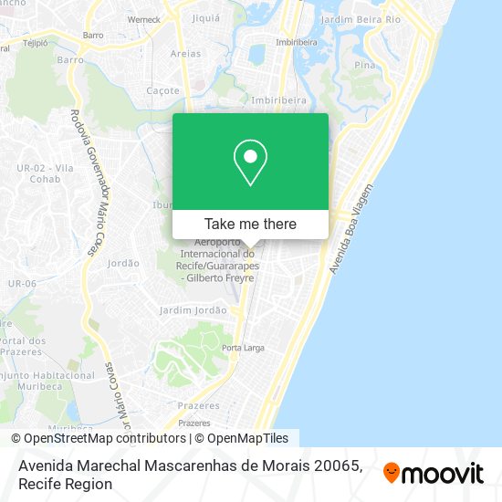 Mapa Avenida Marechal Mascarenhas de Morais 20065