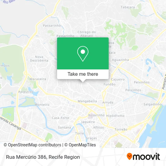 Rua Mercúrio 386 map